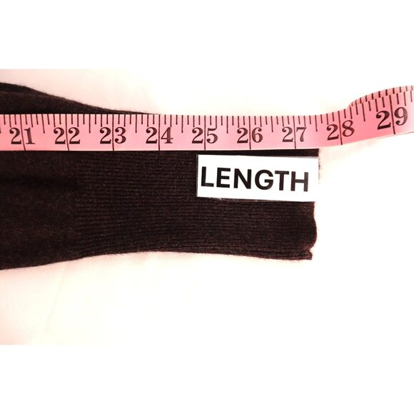 Cardigan Sweater by Mossimo Long Sleeve V-Neck Button-Up/ Brown Wool Size L/G - Picture 10 of 10